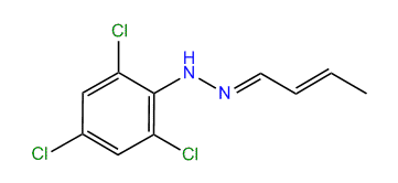 (E)-2-Butenal 2,4,6-trichlorophenyl hydrazone